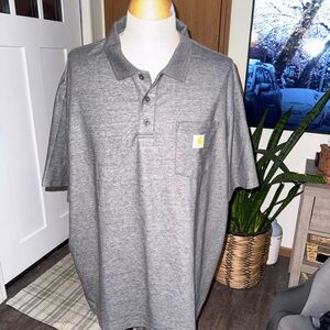 Carhartt Heather Gray Men's Polo Shirt